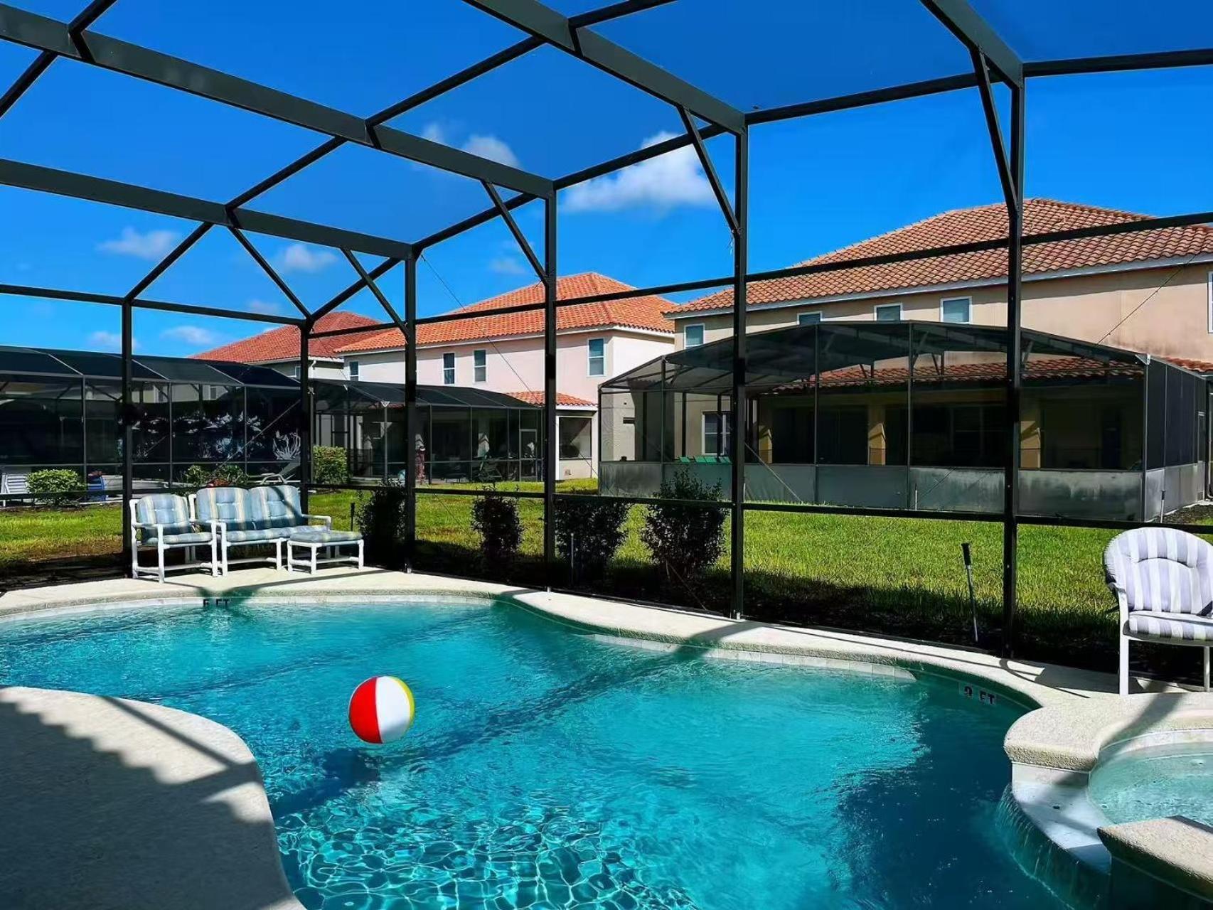 Family Retreat - Double Rms Or King Rms Shared Bath - Luxury Club-Pool Spa-Near Disney Parks With Wifi Давенпорт Экстерьер фото